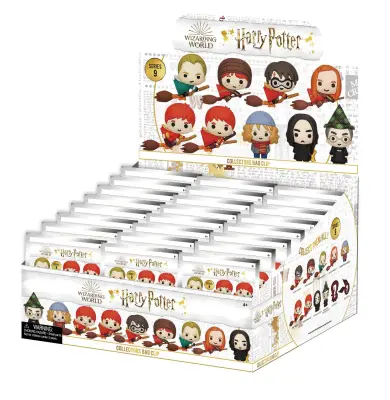 Figurine Harry Potter bag clip blind box display (24)